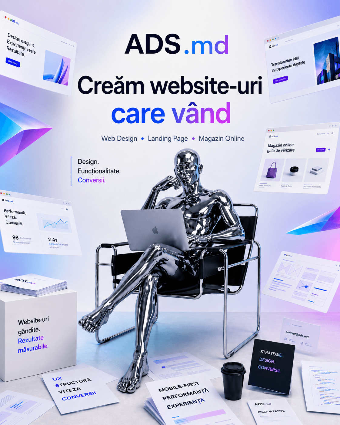 Frelancer.ro - Creăm website-uri care vând