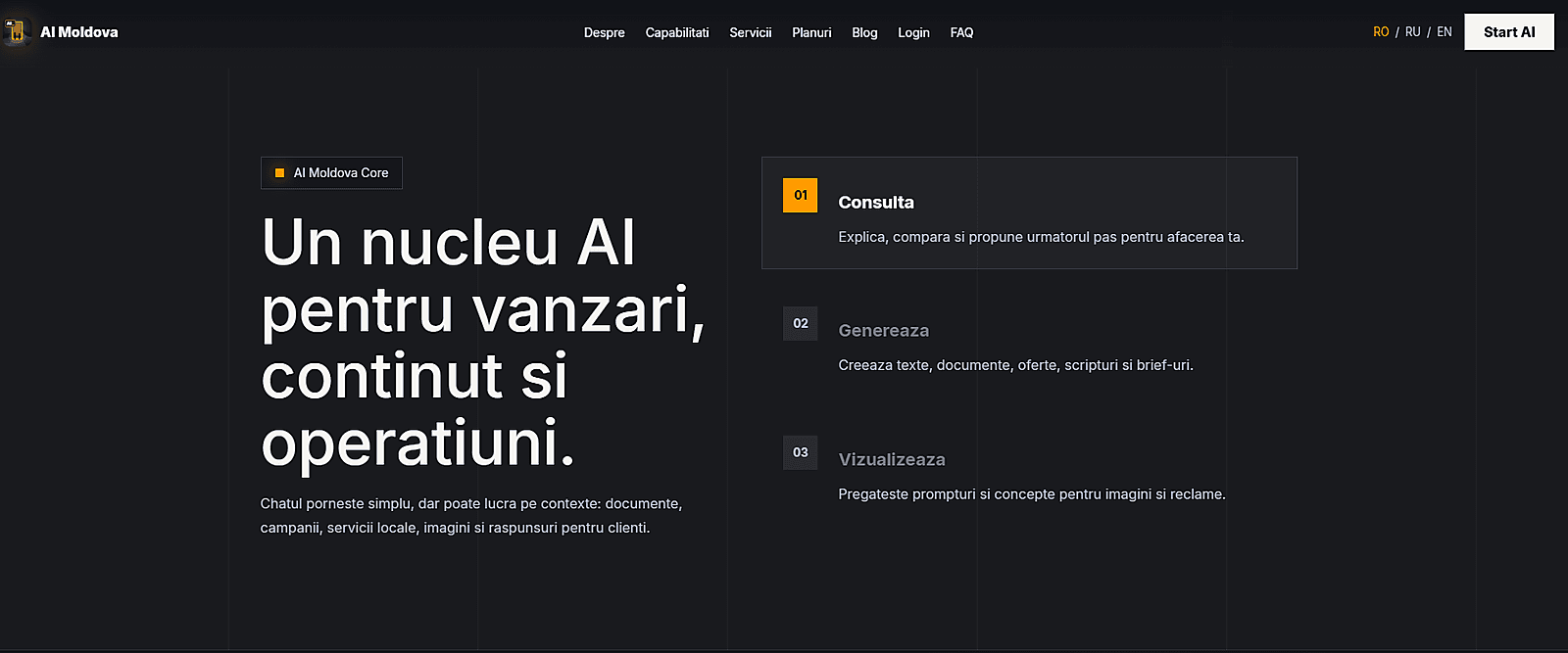 AI Moldova AI Core